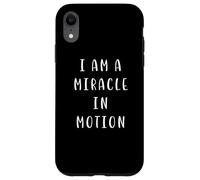 Soy un Milagro en Movimiento Declaración motivadora Inspiradora Carcasa para iPhone XR