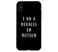 Soy un Milagro en Movimiento Declaración motivadora Inspiradora Carcasa para iPhone XS MAX