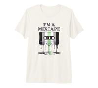 Soy un Mixtape - Cassette Retro Agender Que gotea Pintura Camiseta Premium
