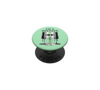Soy un Mixtape - Cassette Retro Agender Que gotea Pintura PopSockets PopGrip Adhesivo