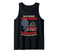 Soy un operador de radioaficionado con licencia - Entusiastas de Ham Radio Camiseta sin Mangas