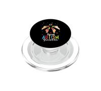 Soy un Orgulloso Autismo Abuela Autismo Conciencia Rompecabezas corazón PopSockets PopGrip para MagSafe