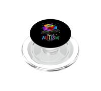 Soy un Orgulloso Autismo tío Autismo Conciencia Rompecabezas Sobrina Sobrina Sobrino PopSockets PopGrip para MagSafe
