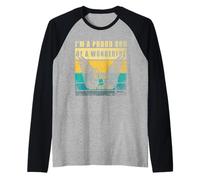 Soy un orgulloso hijo de un maravilloso papá en el cielo Camiseta Manga Raglan