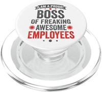 Soy un Orgulloso Jefe de empleados increíbles PopSockets PopGrip para MagSafe