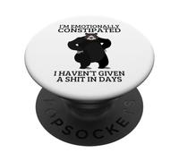 Soy un oso gruñón sarcástico emocionalmente estreñido PopSockets PopGrip Adhesivo
