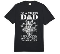 Soy un Padre Vikingo - Temo a Odín y a mi Mujer - Vikingo Comfort Colors Adult Heavyweight T-Shirt