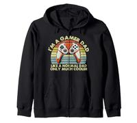Soy un papá Gamer como un papá Normal Solo Mucho más Fresco Juegos Sudadera con Capucha