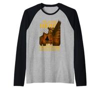 Soy un papá héroe y bombero - nada me asusta Camiseta Manga Raglan