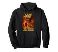 Soy un papá héroe y bombero - nada me asusta Sudadera con Capucha