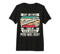 Soy Un Papá Tatuador como Un Papá Normal Pero Más Guay Camiseta Premium