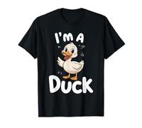 Soy un pato lindo dibujos animados animal arte Camiseta