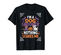 Soy un Peluquero de Perros Divertido Amante de los Cachorros de Halloween Camiseta