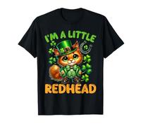 Soy un pequeño Gato pelirrojo Día de San Patricio Leprechaun Kitten Camiseta