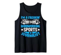 Soy un Periodista Deportivo Muy Trabajador Camiseta sin Mangas