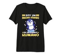 Soy Un Pingüino Atrapado En Un Cuerpo Humano Pingüino Camiseta Premium