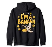 Soy un plátano - Divertido Disfraz de plátano para Halloween Sudadera con Capucha