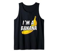 Soy un plátano Fruta Meme Banana Joke Camiseta sin Mangas