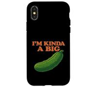 Soy un poco grande DILL - Comida retro divertida Carcasa para iPhone X/XS