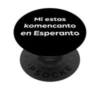 Soy un Principiante en Esperanto Humor de lenguaje Divertido PopSockets PopGrip Adhesivo