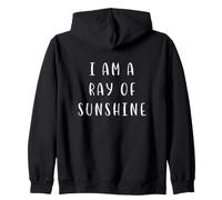 Soy un Rayo de Sol Declaración motivadora Inspiradora Sudadera con Capucha