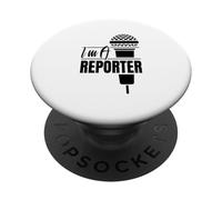 Soy un reportero Periodista Prensa Miembro Corresponsal PopSockets PopGrip Adhesivo