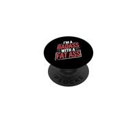Soy un rudo con un Culo Gordo Gimnasio Entrenamiento Fitness Entusiasta PopSockets PopGrip Adhesivo