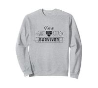 Soy un sobreviviente de un Ataque cardíaco Infarto Survived Heart Surgery Sudadera