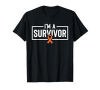 Soy un sobreviviente del cáncer de riñón Awarenes Cinta Naranja Camiseta
