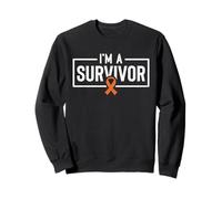 Soy un sobreviviente del cáncer de riñón Awarenes Cinta Naranja Sudadera