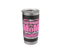 Soy un Taekwondo Mamá Entrenamiento High Kicks Fighter Taekwondo Vaso térmico de acero inoxidable de doble pared
