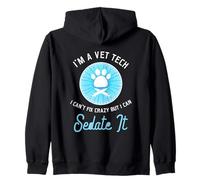 Soy un técnico veterinario que no puedo arreglar loco divertido técnico veterinario Sudadera con Capucha