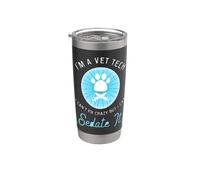 Soy un técnico veterinario que no puedo arreglar loco pero puedo sedarlo Vaso térmico de acero inoxidable de doble pared