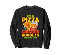 Soy un tipo de pizza y pepitas de pollo Sudadera
