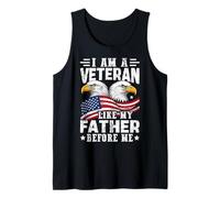 Soy un Veterano como mi Padre Antes Que yo Camiseta sin Mangas