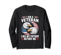 Soy un veterano como mi padre antes que yo Día de los veteranos Manga Larga