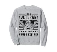 Soy un veterano Mi juramento nunca expira - Veterano patriótico Sudadera