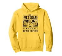 Soy un veterano Mi juramento nunca expira - Veterano patriótico Sudadera con Capucha