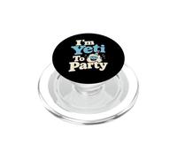 Soy un Yeti para una Fiesta, Divertido Humor de Monstruos de Nieve PopSockets PopGrip para MagSafe