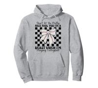 Soy una bestia cuando estoy jugando al voleibol Chica Voleibol Mamá Sudadera con Capucha
