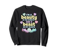 Soy Una Bestia De Belleza En Mis Tacos Pastel Candy Soccer Lovers Sudadera