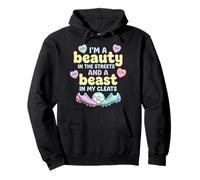 Soy Una Bestia De Belleza En Mis Tacos Pastel Candy Soccer Lovers Sudadera con Capucha