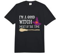 Soy una Buena Bruja la Mayor Parte del Tiempo, Divertidas Brujas de Halloween Comfort Colors Adult Heavyweight T-Shirt
