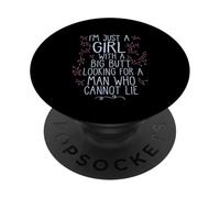 Soy UNA Chica con UN Hombre DE Big Trasero Meme PopSockets PopGrip Adhesivo