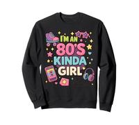 Soy una chica de los 80 abajo Memory Lane Art Sudadera