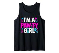 Soy una chica de pata linda divertida amante de las mascotas Camiseta sin Mangas