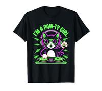 Soy una chica de pata linda dj de gato amante de la música Camiseta