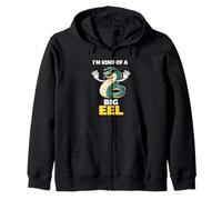 Soy una Especie de Anguila Grande | Funny Eel Sunglasses Juego de Palabras Sudadera con Capucha