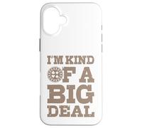 Soy una especie de gran oferta Poker Chip Letter Design Casino Humor Carcasa para iPhone 16 Plus