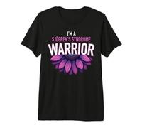 Soy una Flor de Conciencia púrpura del Guerrero del síndrome de Sjögren Camiseta Premium